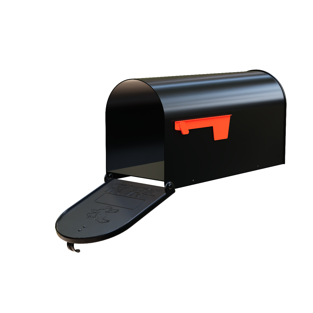 Large Size Black Mailbox