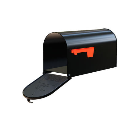 Large Size Black Mailbox