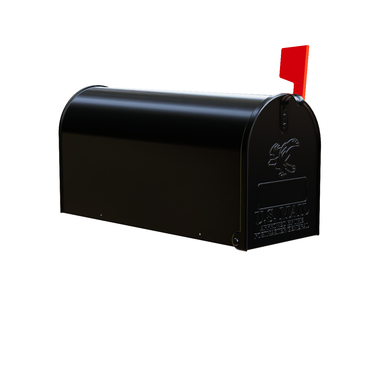 Large Size Black Mailbox