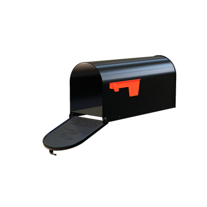 Standard Size Black Mailbox