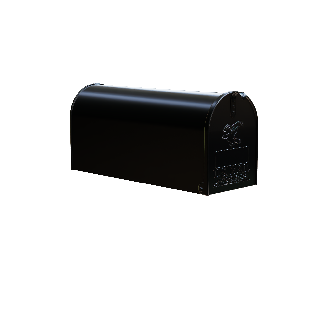 Standard Size Black Mailbox