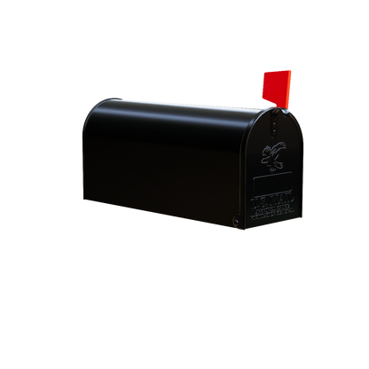 Standard Size Black Mailbox