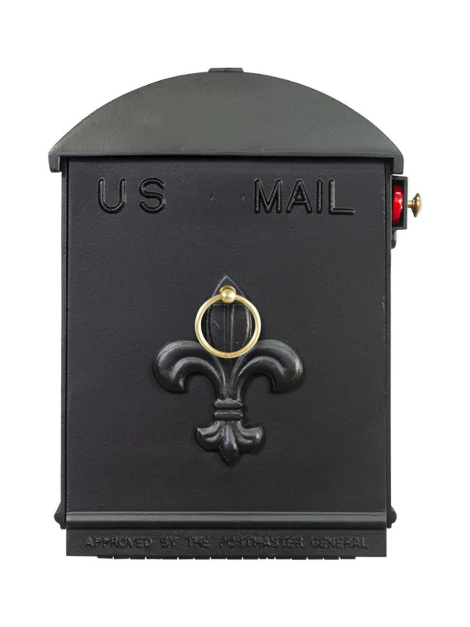 Large Decorative Rosetta & Fleur Di Lis Estate Mailbox