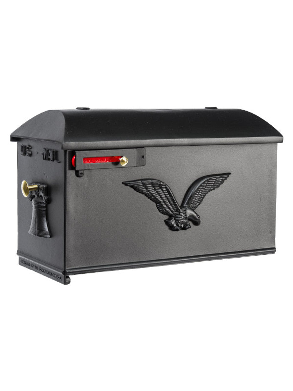 Large Eagle & Bell Estate Mailbox: