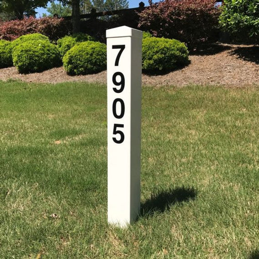 Hampshire House Address Marker Post (Includes Numbers)