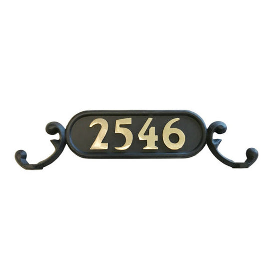 Williamsburg Number Plate #1 (Brass Numbers)