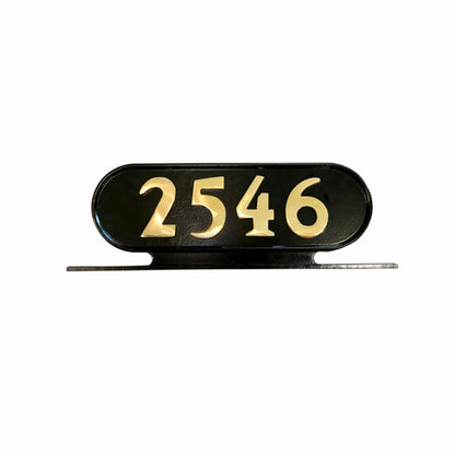 Williamsburg Number Plate #8 (Brass Numbers)