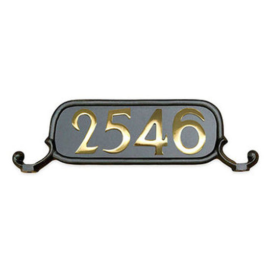 Williamsburg Number Plate #3 (Brass Numbers)